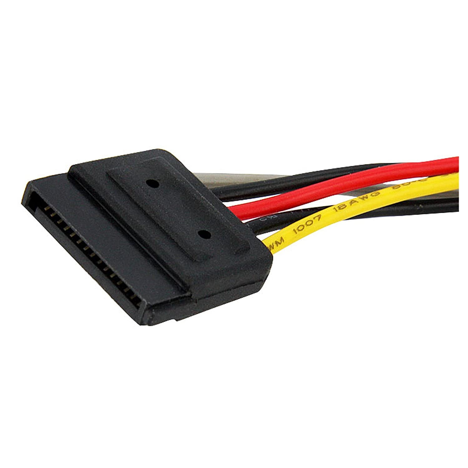 6In SATA Power Y Splitter Cable Adapter - M/F - Power Splitter - SATA Power (M) to SATA Power (F) - 6 in - PYO2SATA